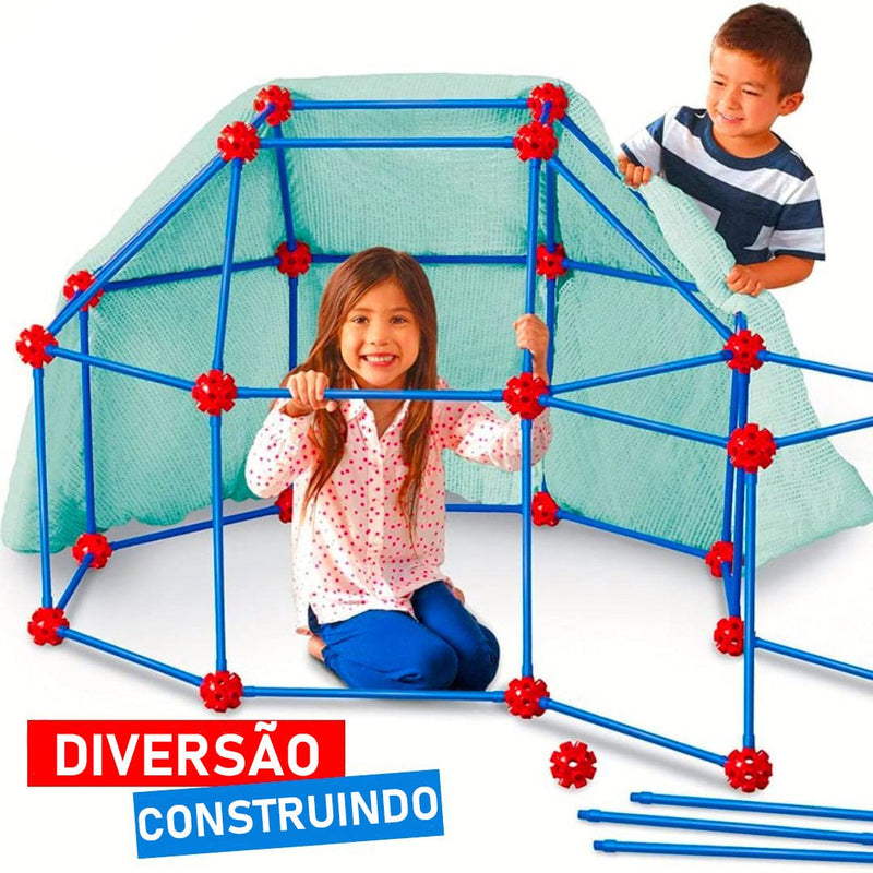 Kit de Construção Cabana Kids + Lona (BRINDE!) + Ebook Desenvolvimento Infantil (BRINDE!) - Startech Store