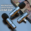 Super Microfone Lapela Duplo Star Vip - Startech Store