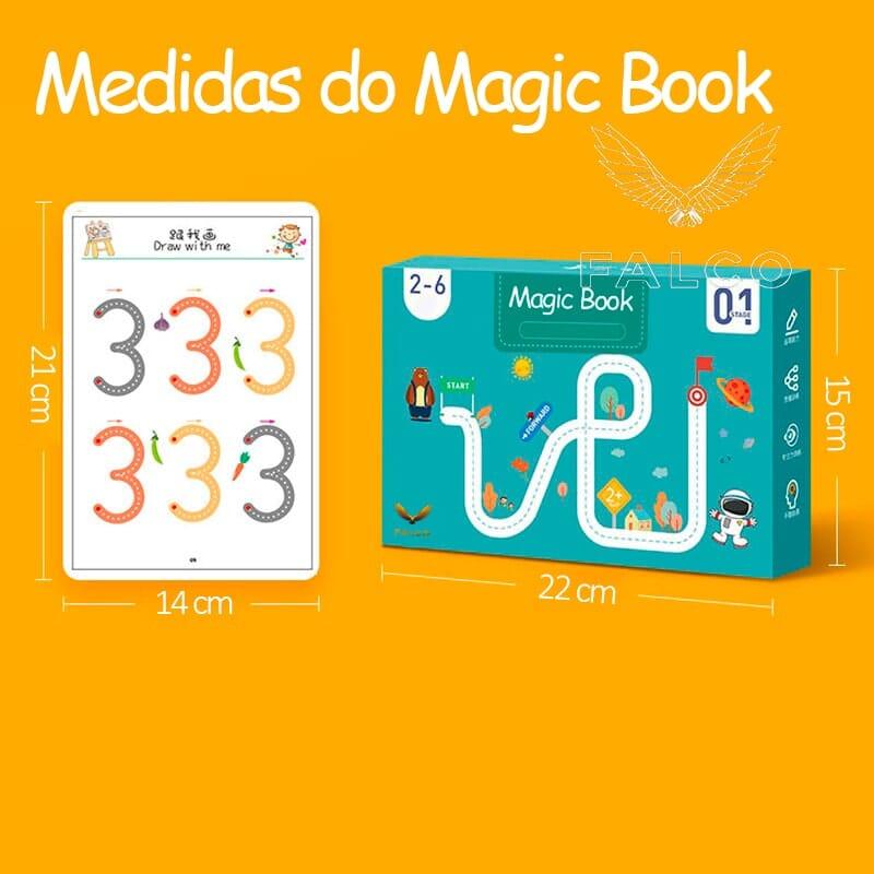 Caderno de Traço e Desenho Infantil Magic Book + Ebook Desenvolvimento Infantil (BRINDE!) - Startech Store