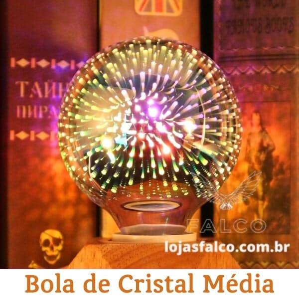 Lâmpada de Decoração Firework - Queima de Estoque! 0 Falco Bola de Cristal Média 