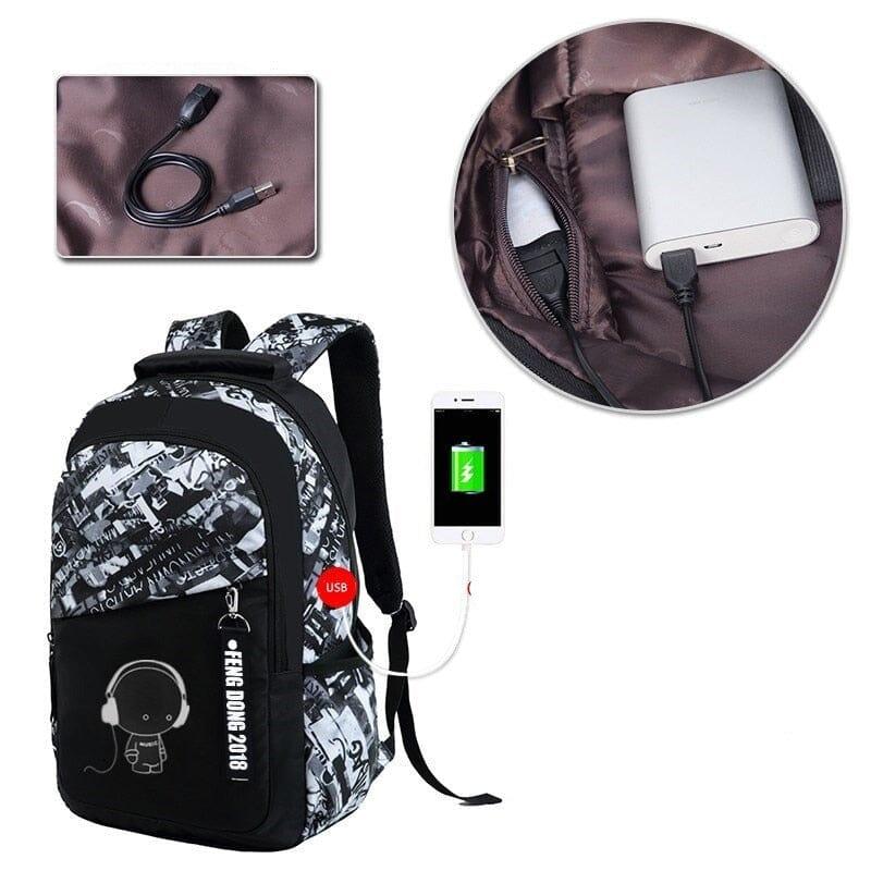 Mochila Escolar Masculina + Shoulder Bag de Brinde - Startech Store