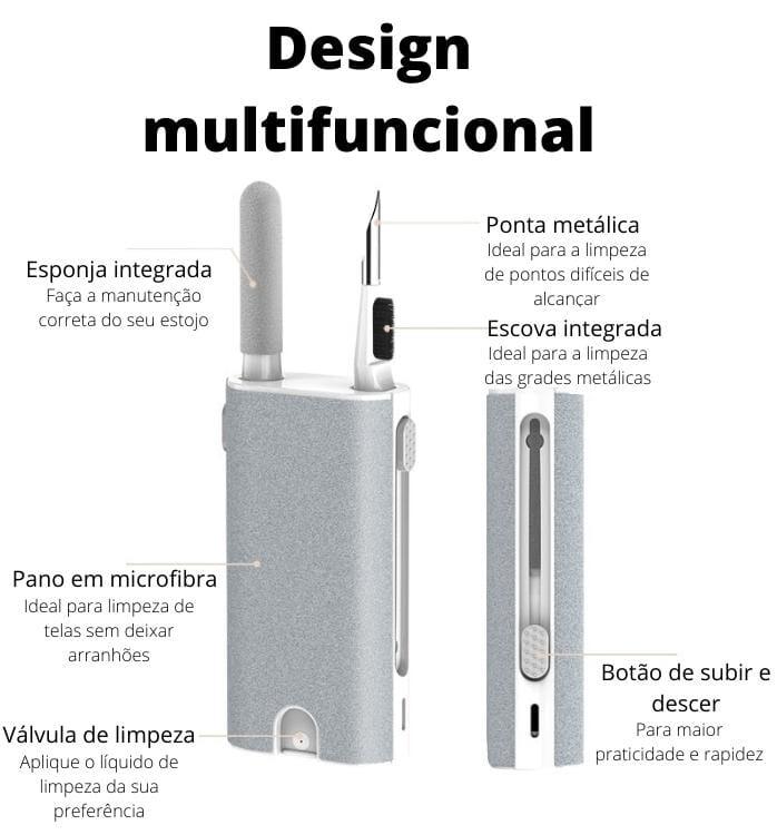 OneClean 5x1 - Limpador de Celulares e Fones + Frete Grátis - Startech Store