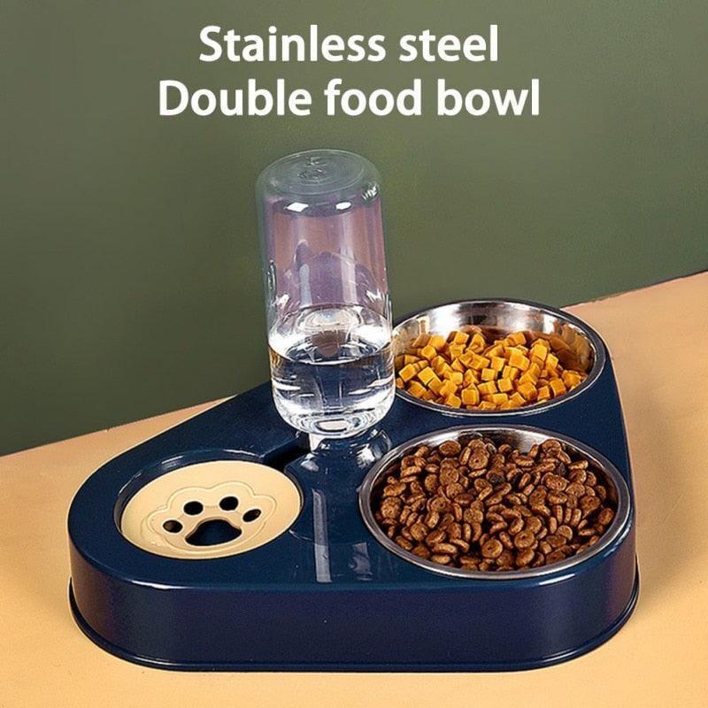 Tigela de Comida e Água com Garrafa para Pets - Startech Store